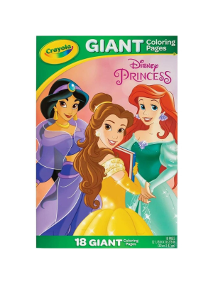 Disney Princess Giant Colouring Pages