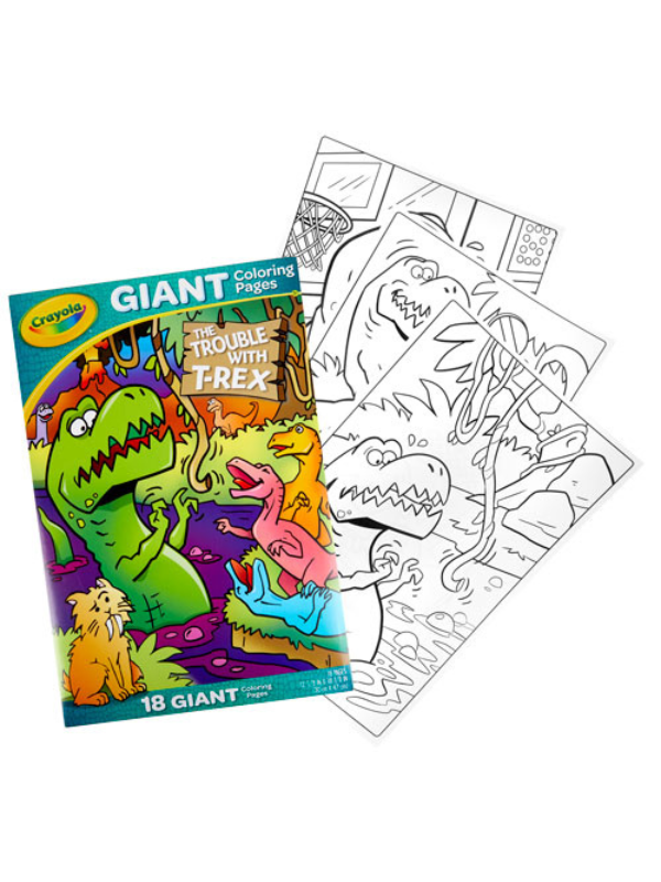 T-Rex Giant Colouring Pages