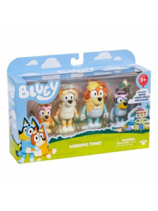 Bluey Figure 4 Pack